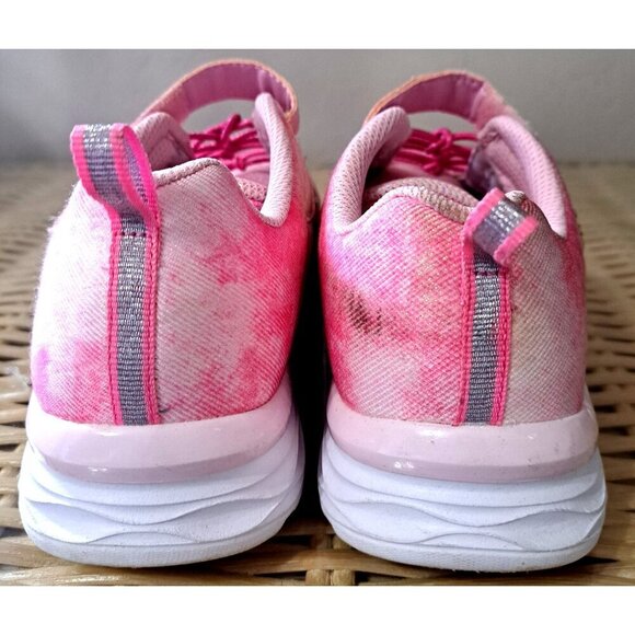 Skechers Women's 4 Pink Low Cut Slip On Hook & Loop Sneakers - Picture 4 of 8